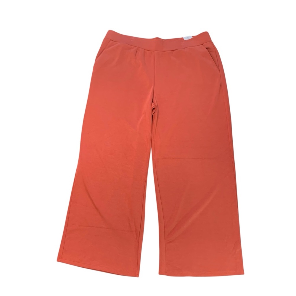 MODERN SOUL Clay Color Wide Leg Ankle Length Pants Sz LP